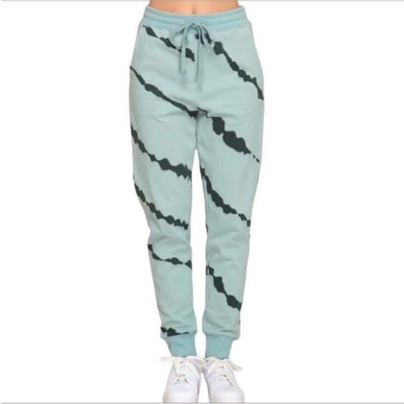 SHE + SKY Tie Dye Jogger Pants L - Picture 4 of 8